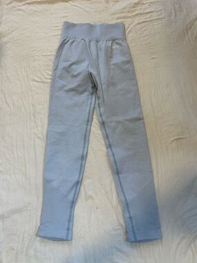 AYBL Light Blue High-Waist Seam Detail Leggings